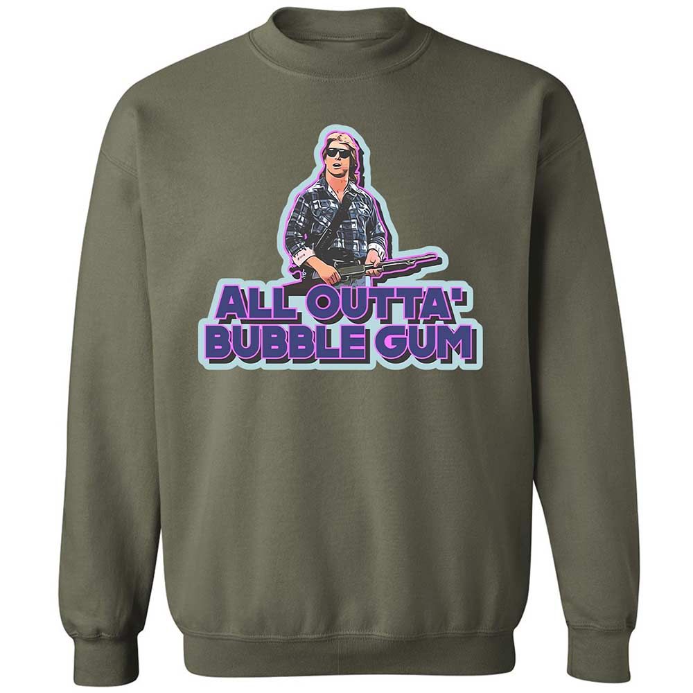 Classic Unisex Sweatshirt - C7J4CZW9 - Military Green - 21