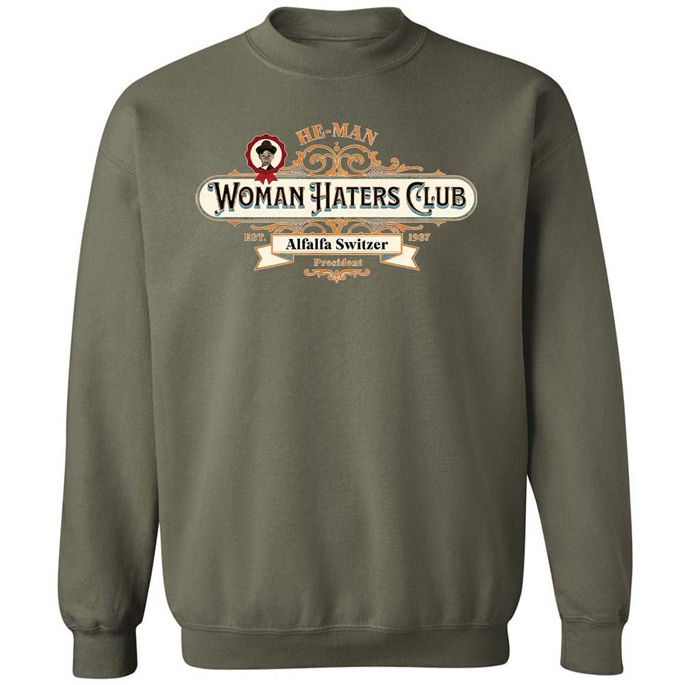 Classic Unisex Sweatshirt - 752A6U2Q - Military Green - 21