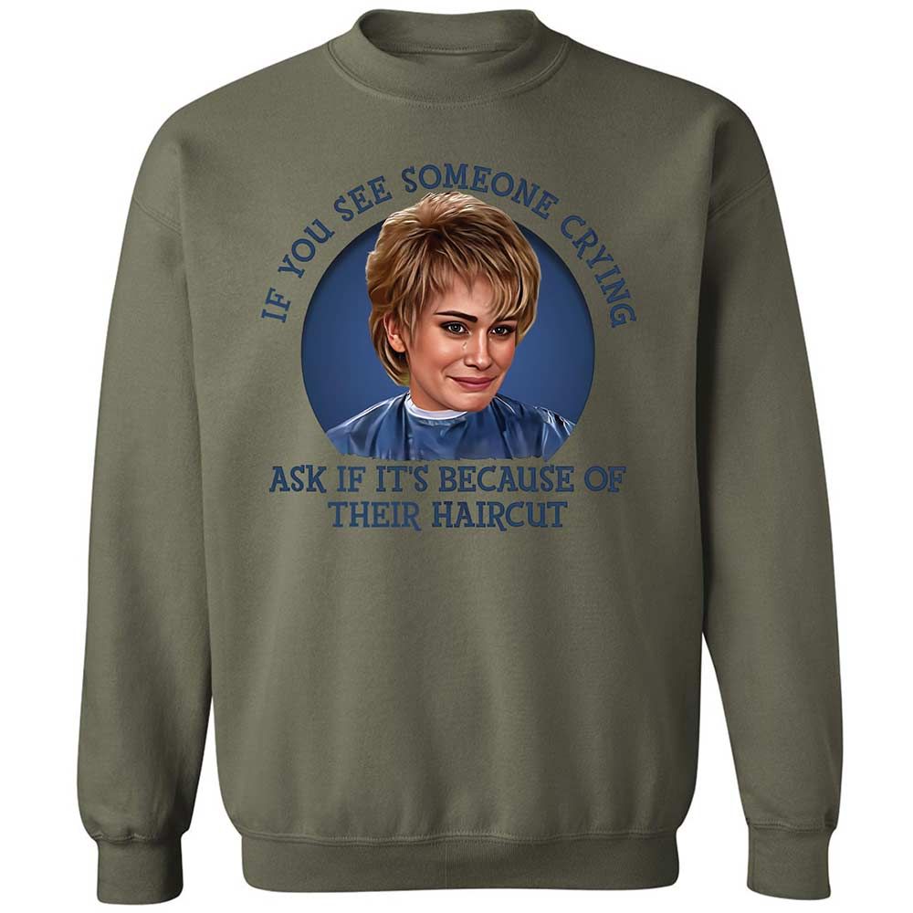 Classic Unisex Sweatshirt - 8HGZCJZN - Military Green - 21