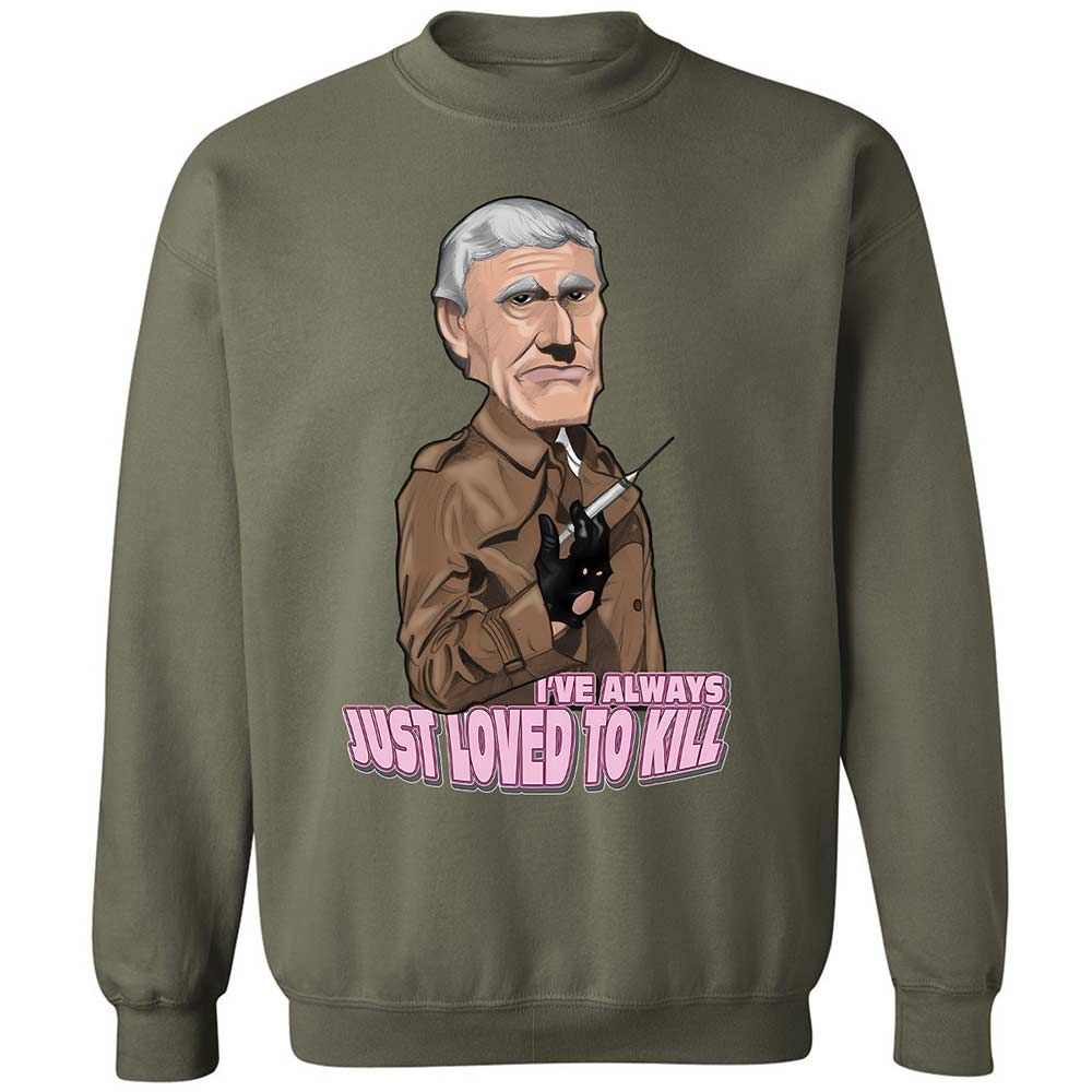 Classic Unisex Sweatshirt - HXZGX7AM - Military Green - 21