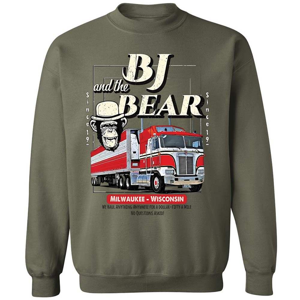 Classic Unisex Sweatshirt - BJEH7UV8 - Military Green - 21