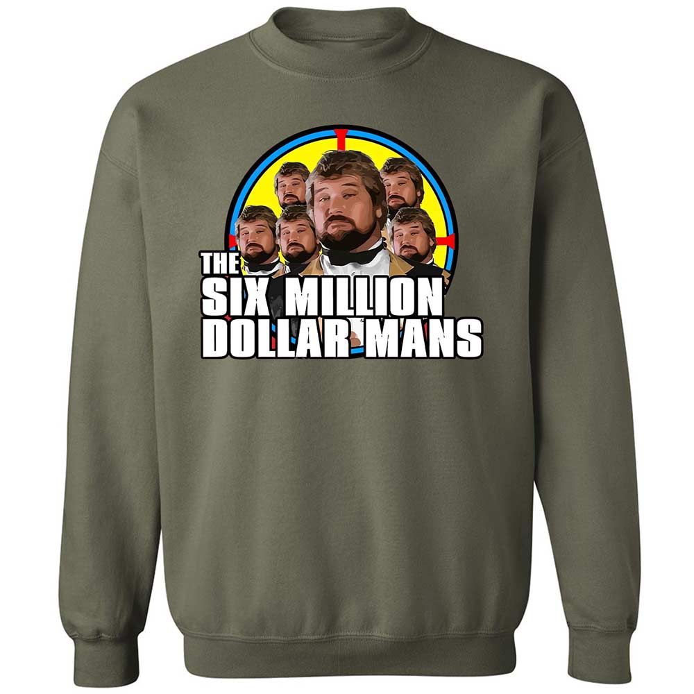 Classic Unisex Sweatshirt - White - Military Green - 21
