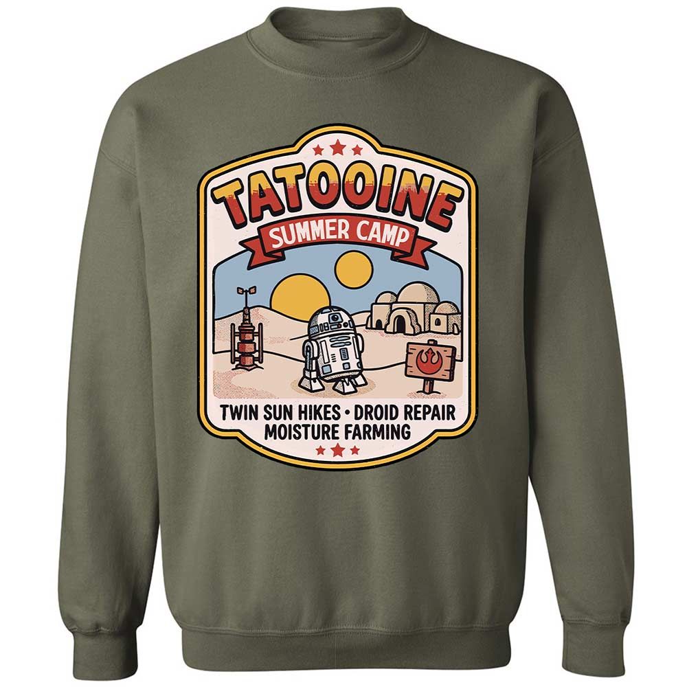 Classic Unisex Sweatshirt - LF8H68KZ - Military Green - 21