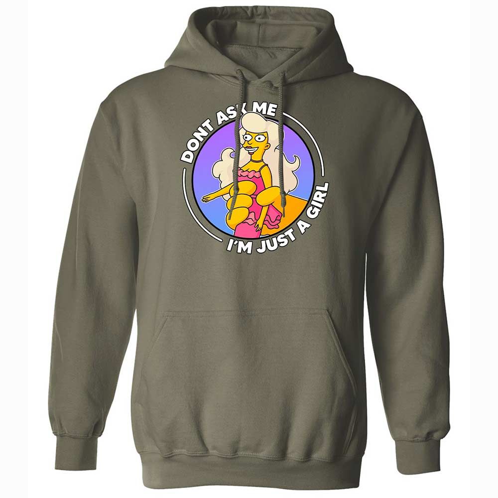 Don't Ask Me I'm Just A Girl - Military Green - 21