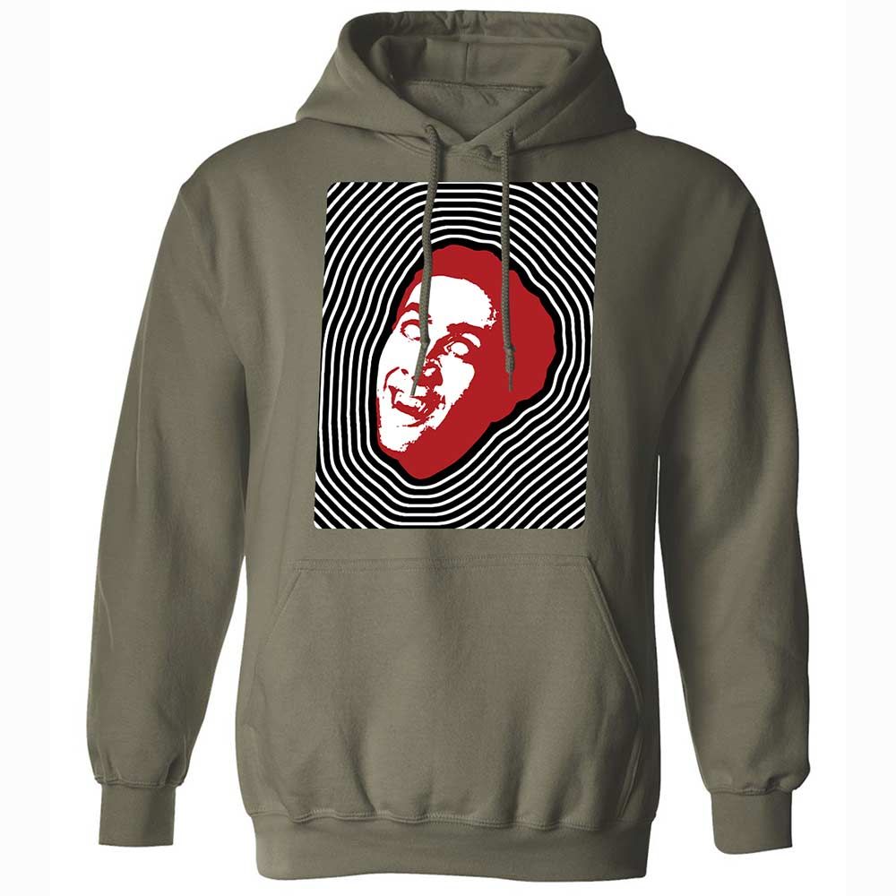 Psychedelic Nicolas Cage - Military Green - 21