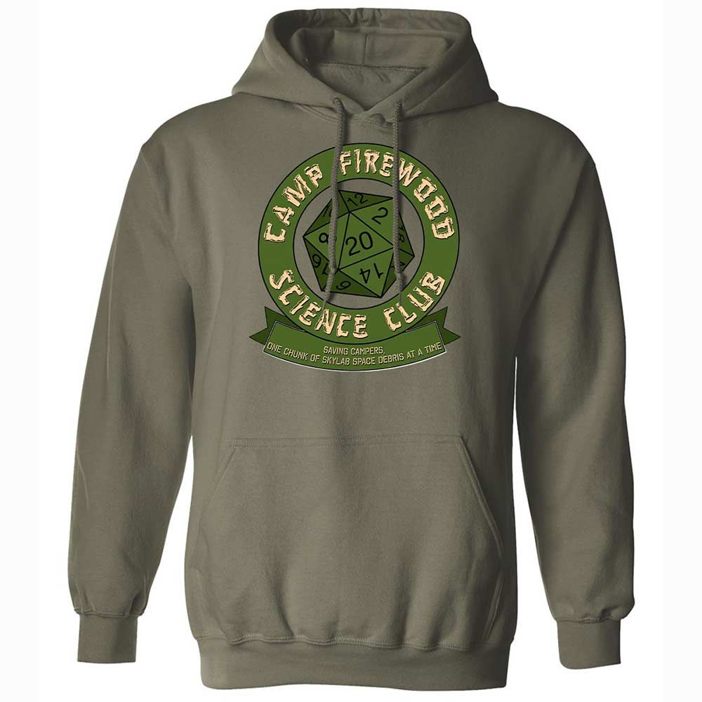 Camp Firewood Science Club - Military Green - 21