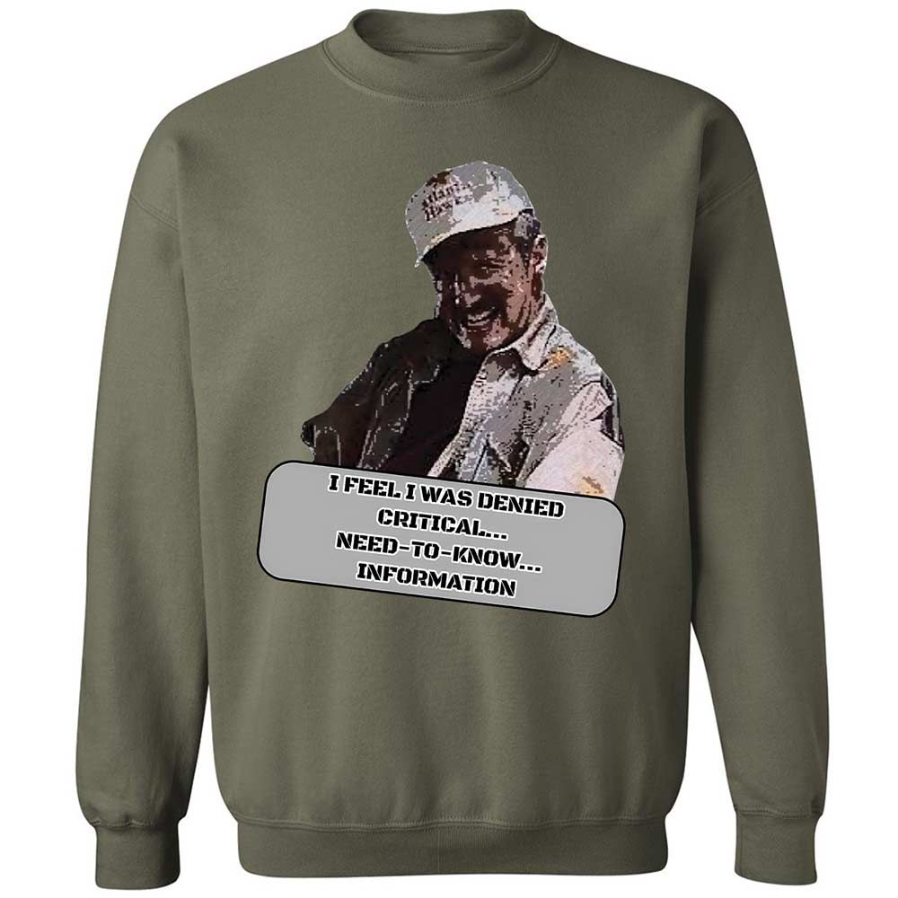 Need To Know Information - Military Green - 21