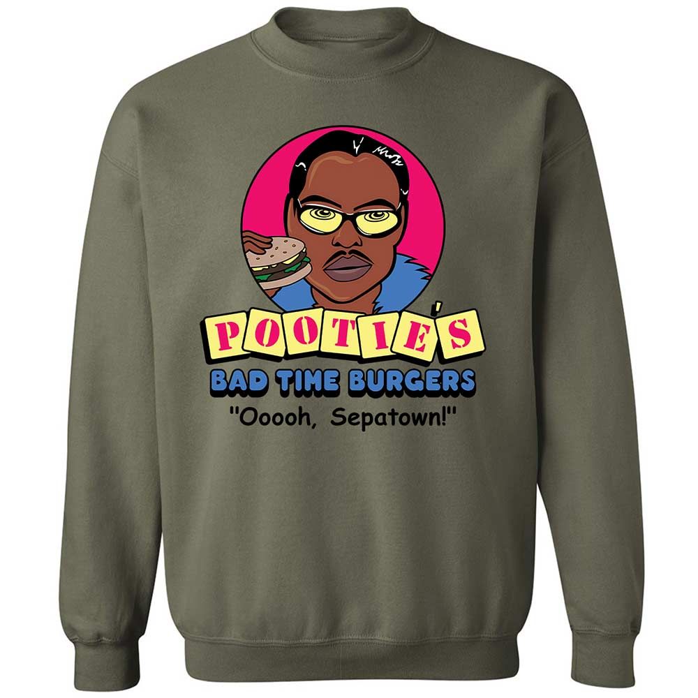 Pootie's Bad Time Burgers - Military Green - 21
