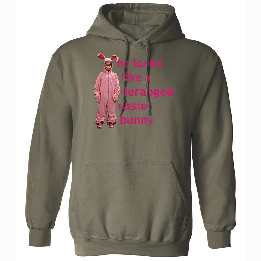 He Looks Like a Deranged Easter Bunny - Military Green - 21