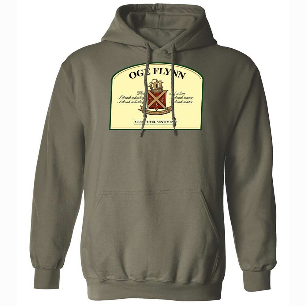 When I drink whiskey, when I drink water - Military Green - 21