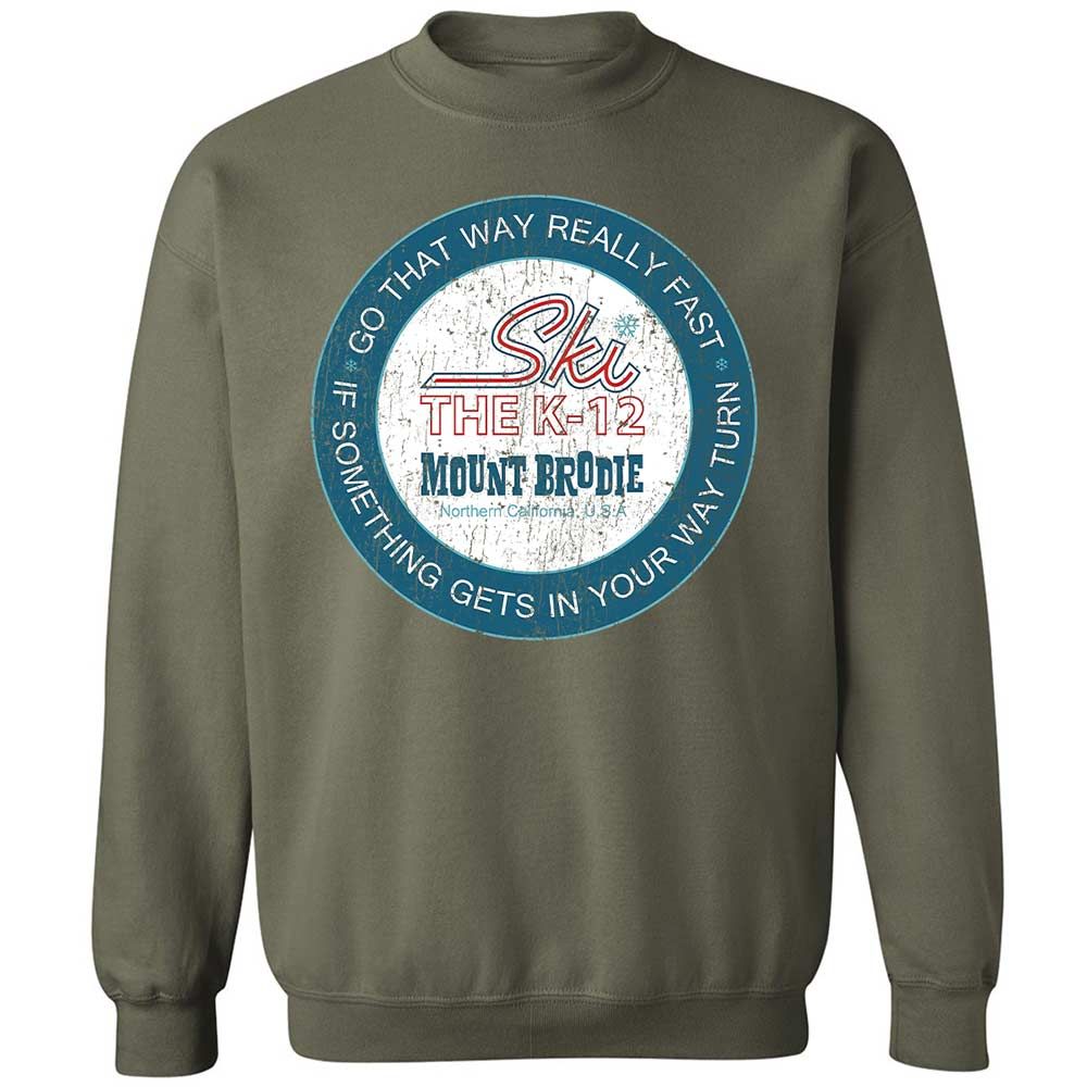 Classic Unisex Sweatshirt - S4T76ZDS - Military Green - 21
