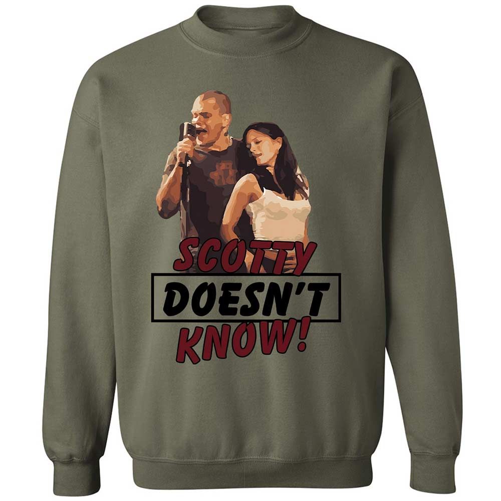 He Doesn't Know - Military Green - 21