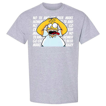 No TV and No Beer Make Homer Go Crazy - Sport Grey - 21