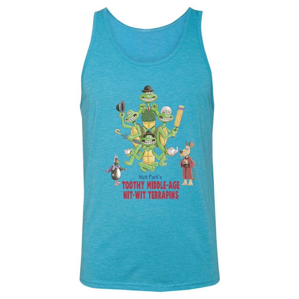 Unisex Jersey Tank - S3DZDW5Q - Aqua Triblend - 3