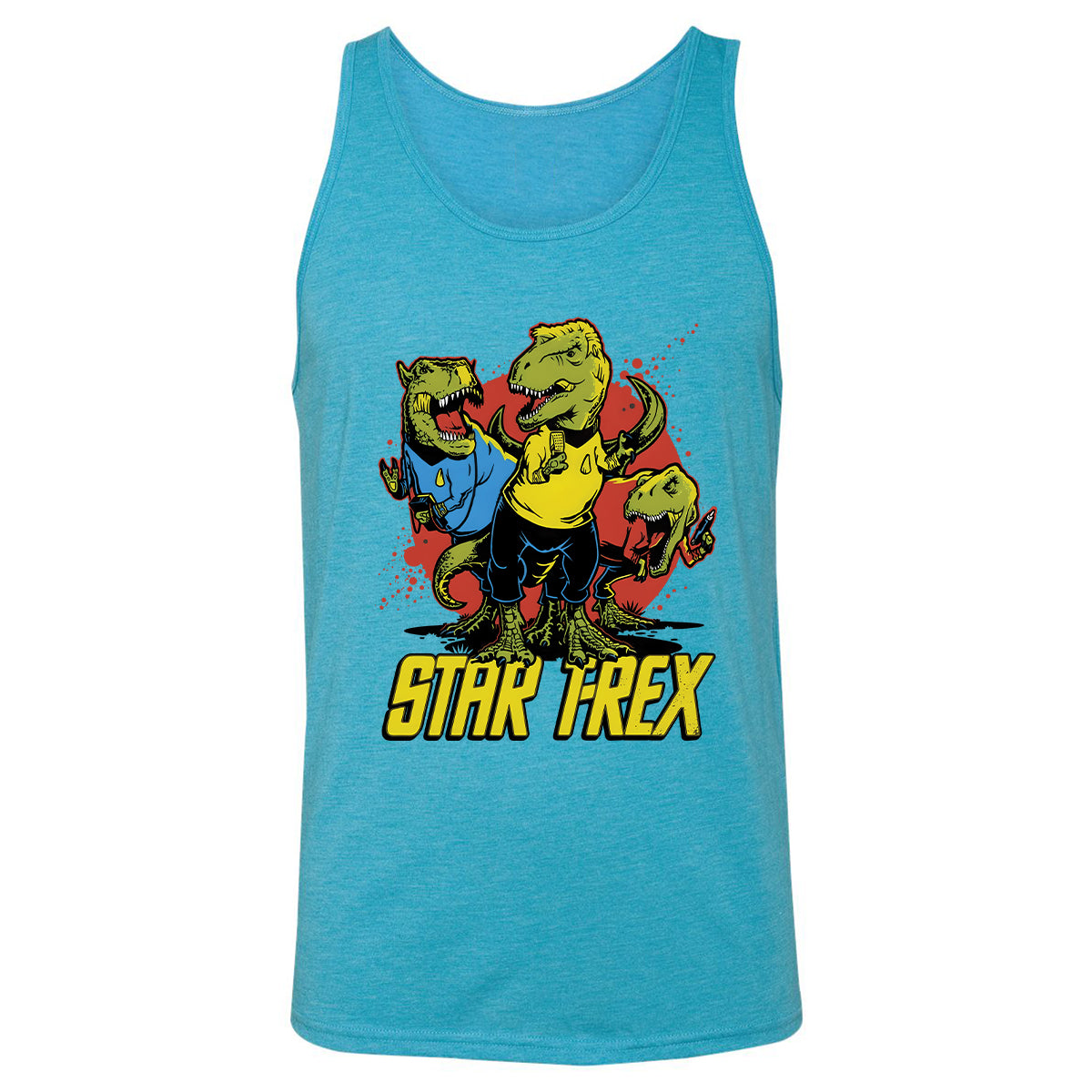 Unisex Jersey Tank - NDADJTZQ - Aqua Triblend - 3