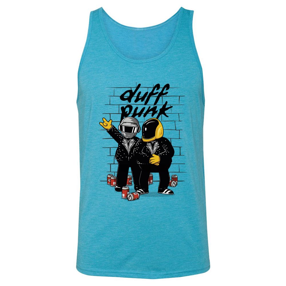 Unisex Jersey Tank - SUW35QSS - Aqua Triblend - 3