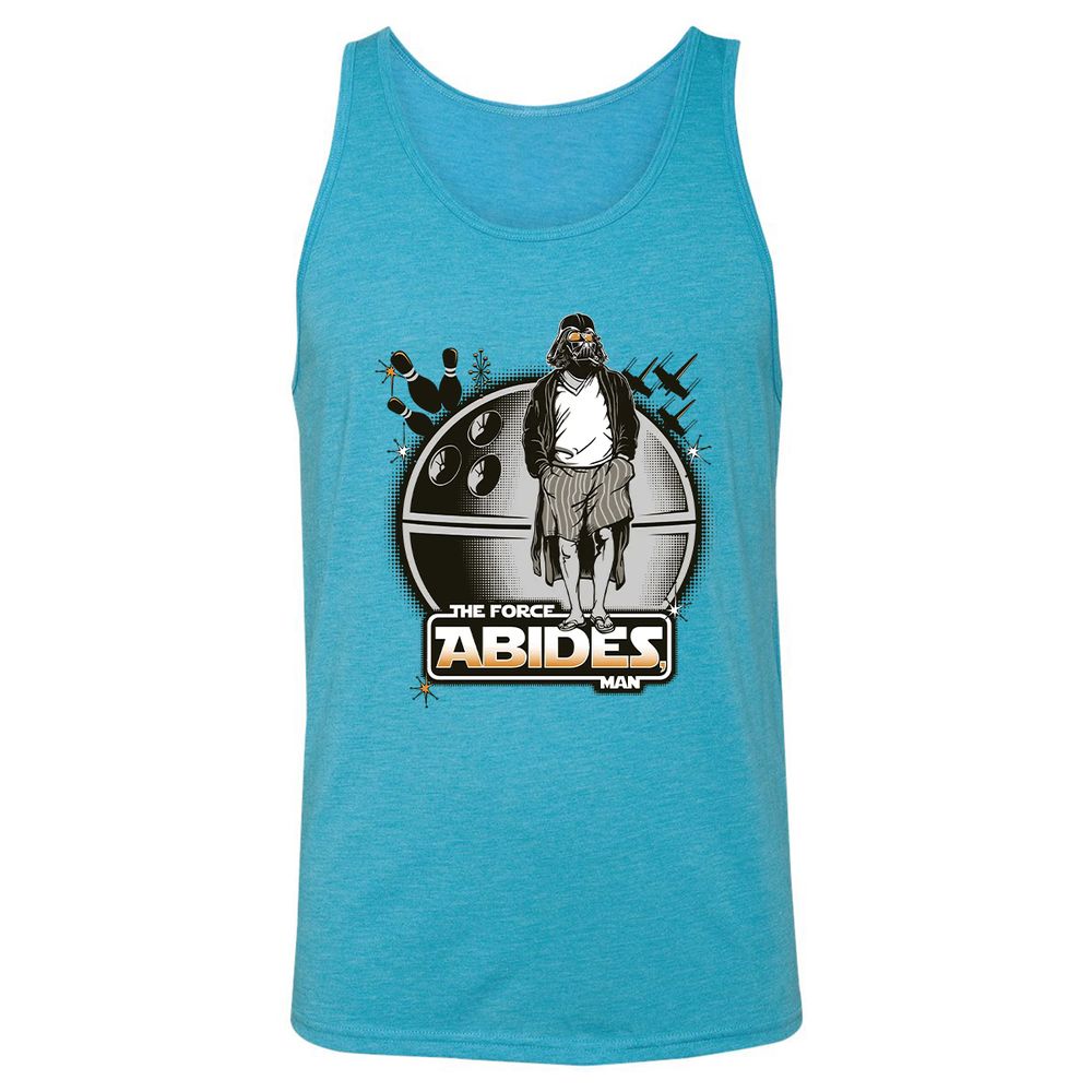 Unisex Jersey Tank - W8F2Q8W8 - Aqua Triblend - 3