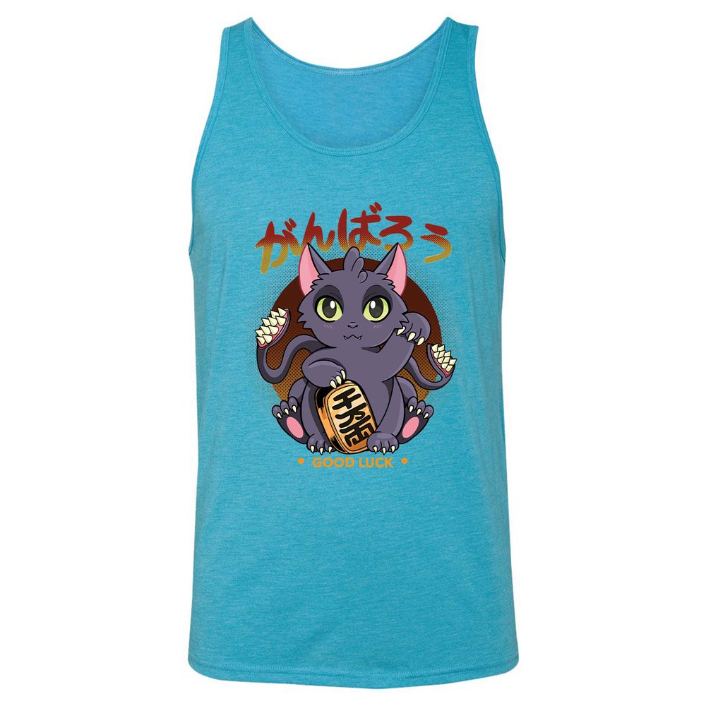 Unisex Jersey Tank - 6VRB4X2F - Aqua Triblend - 3