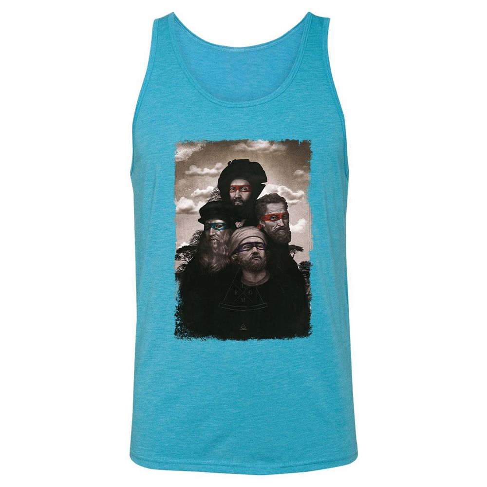 Unisex Jersey Tank - E26SXX9M - Aqua Triblend - 3