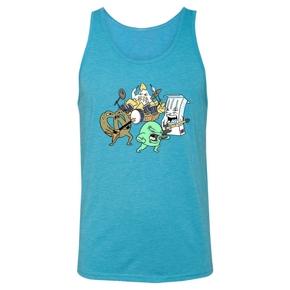 Unisex Jersey Tank - N43E3G9Z - Aqua Triblend - 3