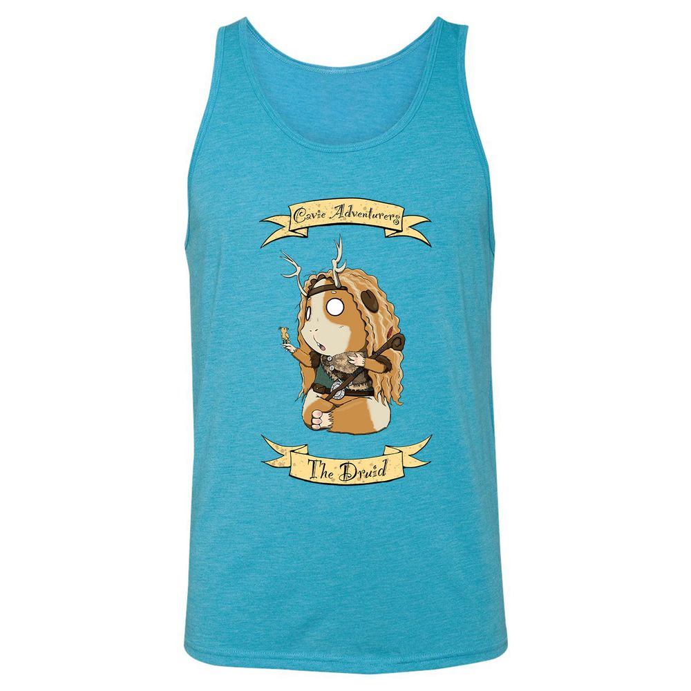Unisex Jersey Tank - J3VUBFZY - Aqua Triblend - 3