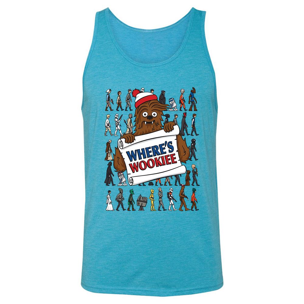 Unisex Jersey Tank - 6MD5154P - Aqua Triblend - 3