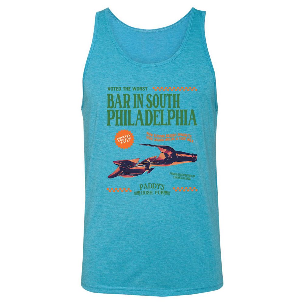 Unisex Jersey Tank - W729KBGZ - Aqua Triblend - 3