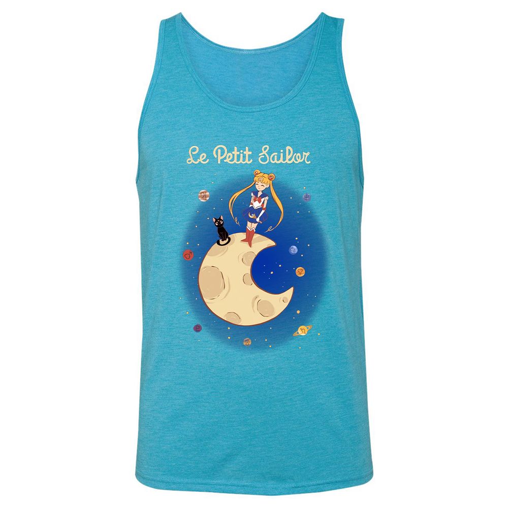Unisex Jersey Tank - 9ARQ541V - Aqua Triblend - 3