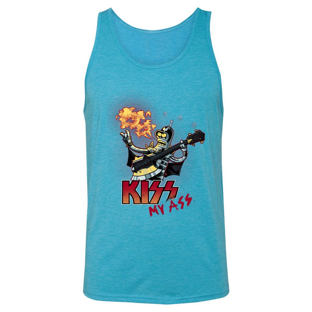 Unisex Jersey Tank - H4R386G8 - Aqua Triblend - 3