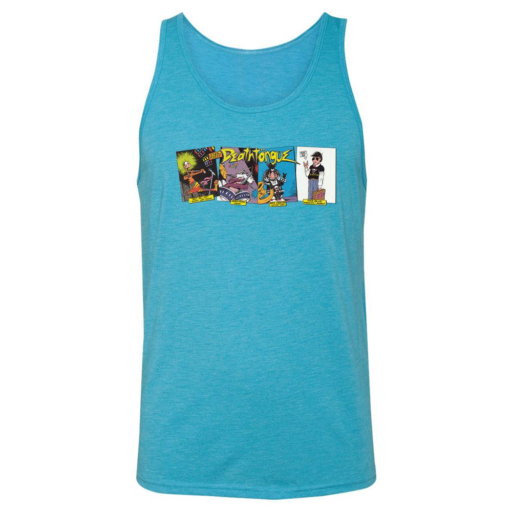 Unisex Jersey Tank - NUL6JSGX - Aqua Triblend - 3