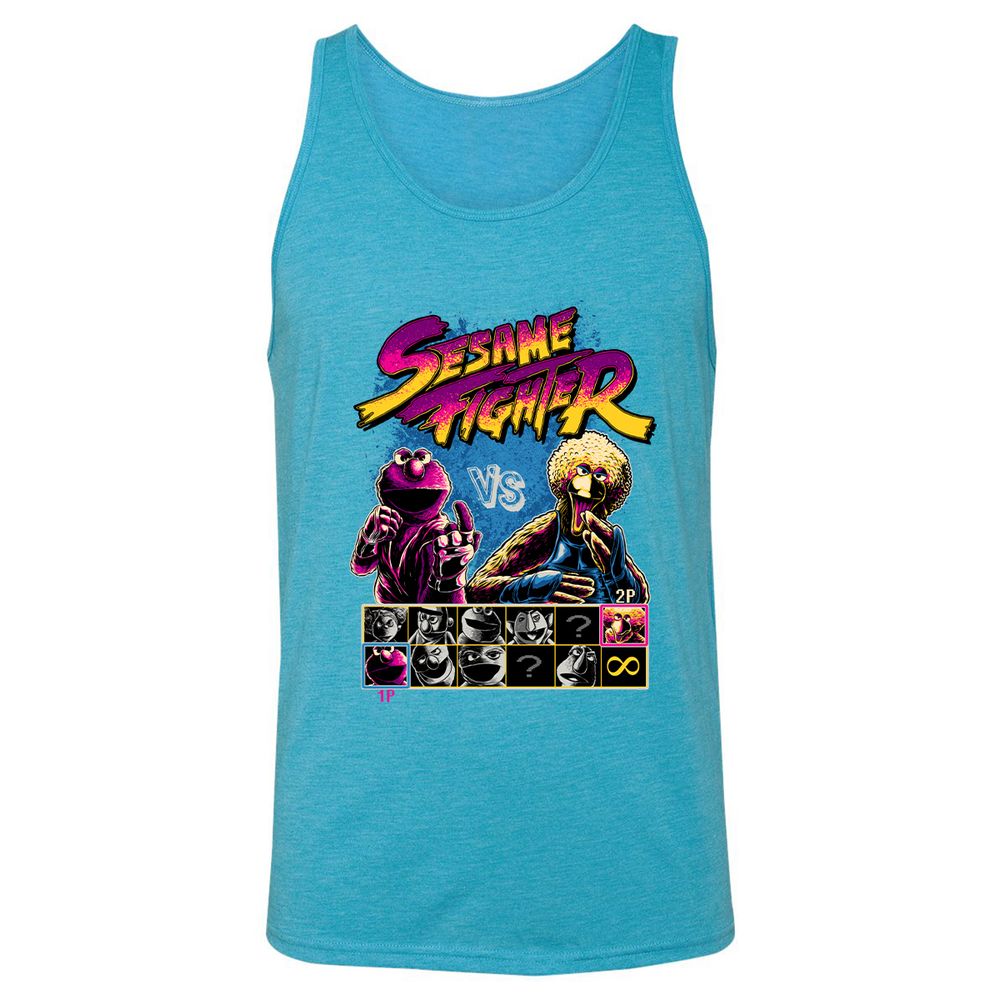 Unisex Jersey Tank - M5RJCC1D - Aqua Triblend - 3