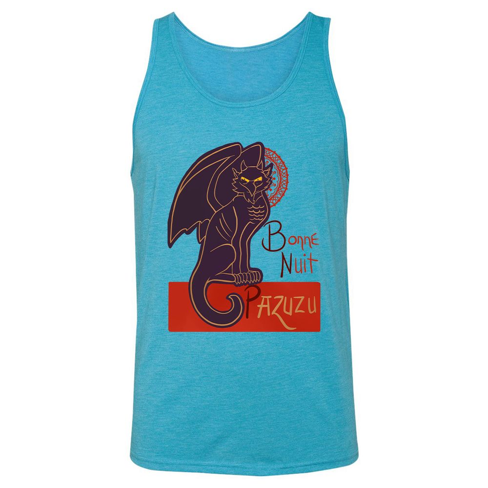 Unisex Jersey Tank - YUUKLB3V - Aqua Triblend - 3