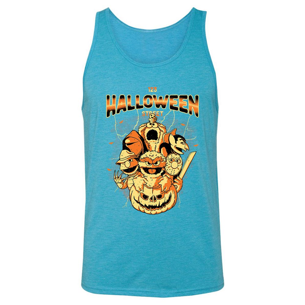 Unisex Jersey Tank - PN49N2QC - Aqua Triblend - 3