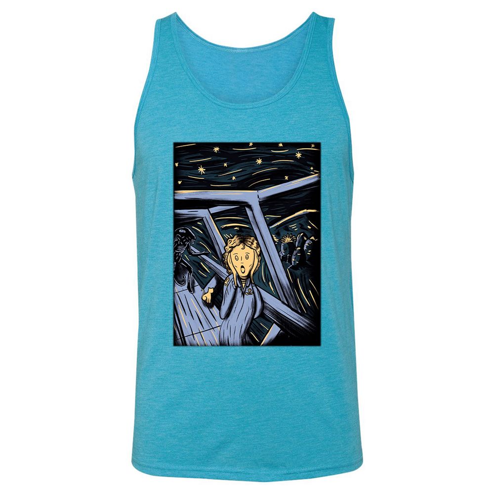 Unisex Jersey Tank - PRZ5RFNE - Aqua Triblend - 3