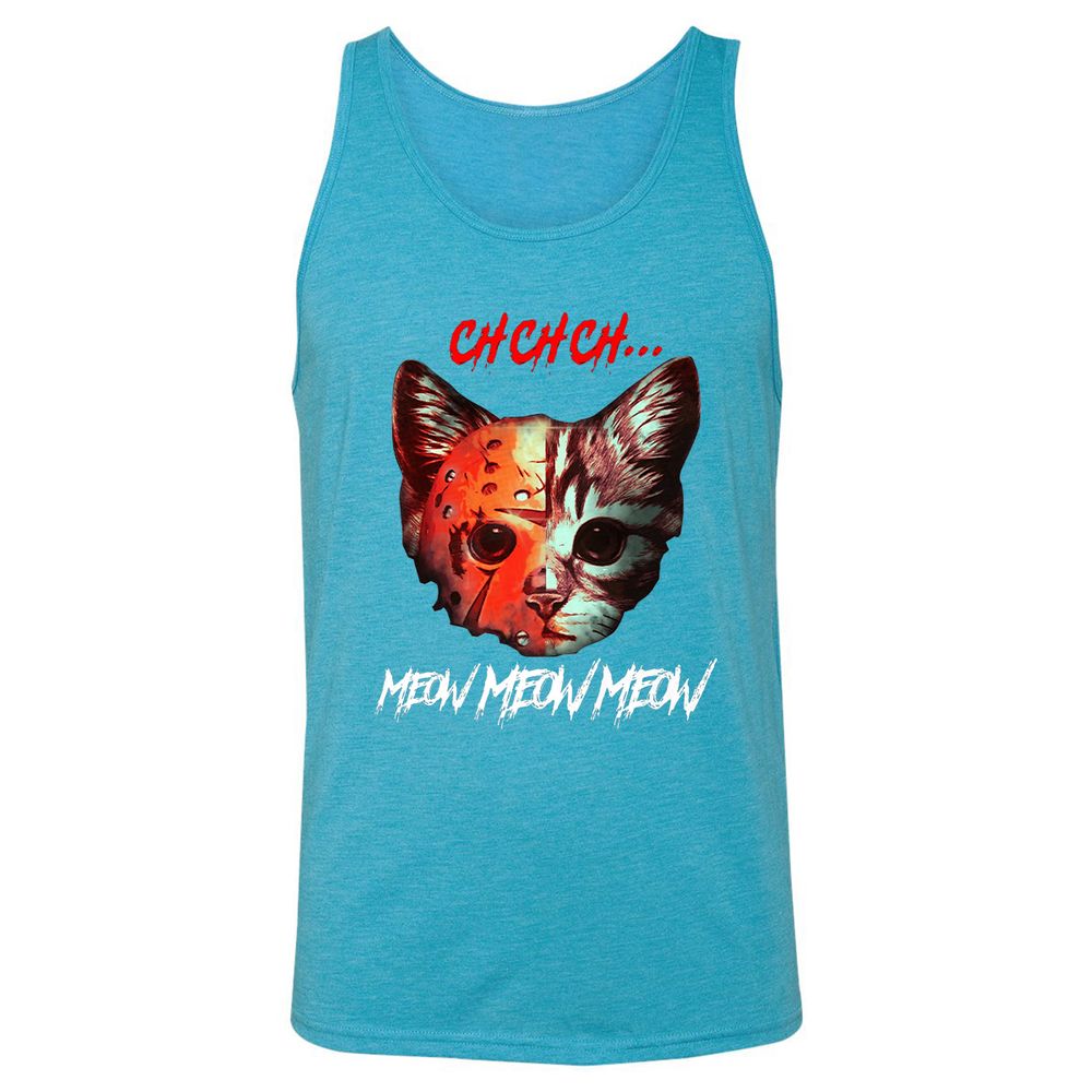 Unisex Jersey Tank - QKQQYBDR - Aqua Triblend - 3