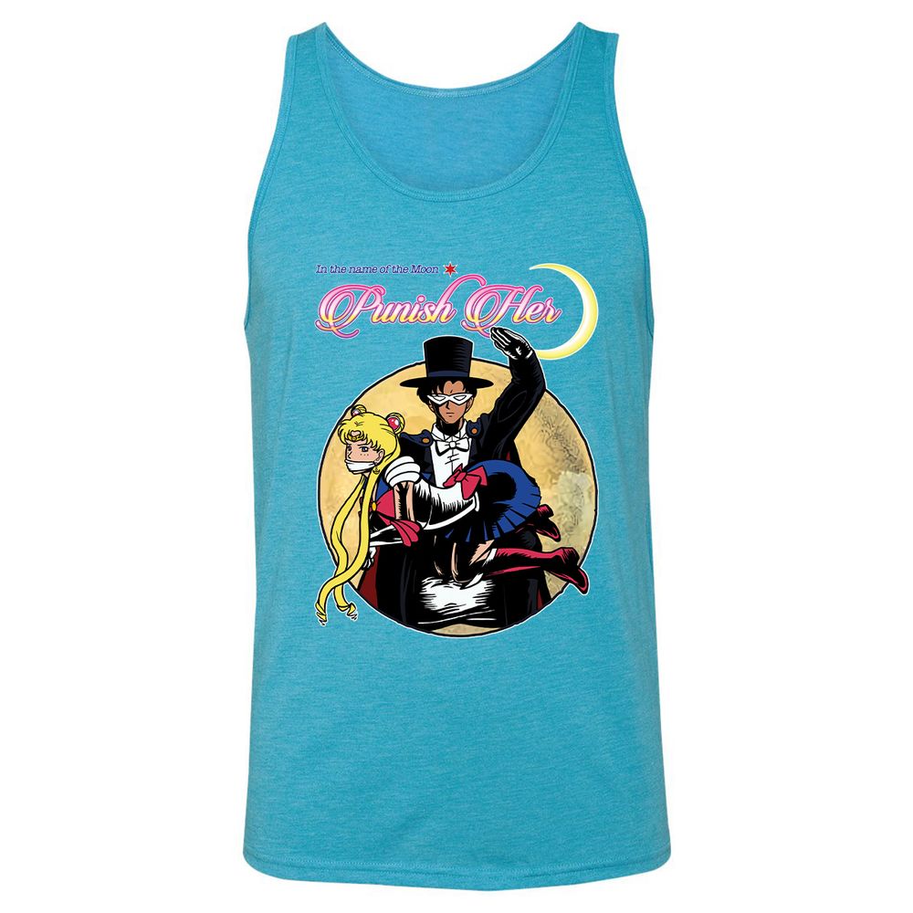 Unisex Jersey Tank - C7UDRA3D - Aqua Triblend - 3