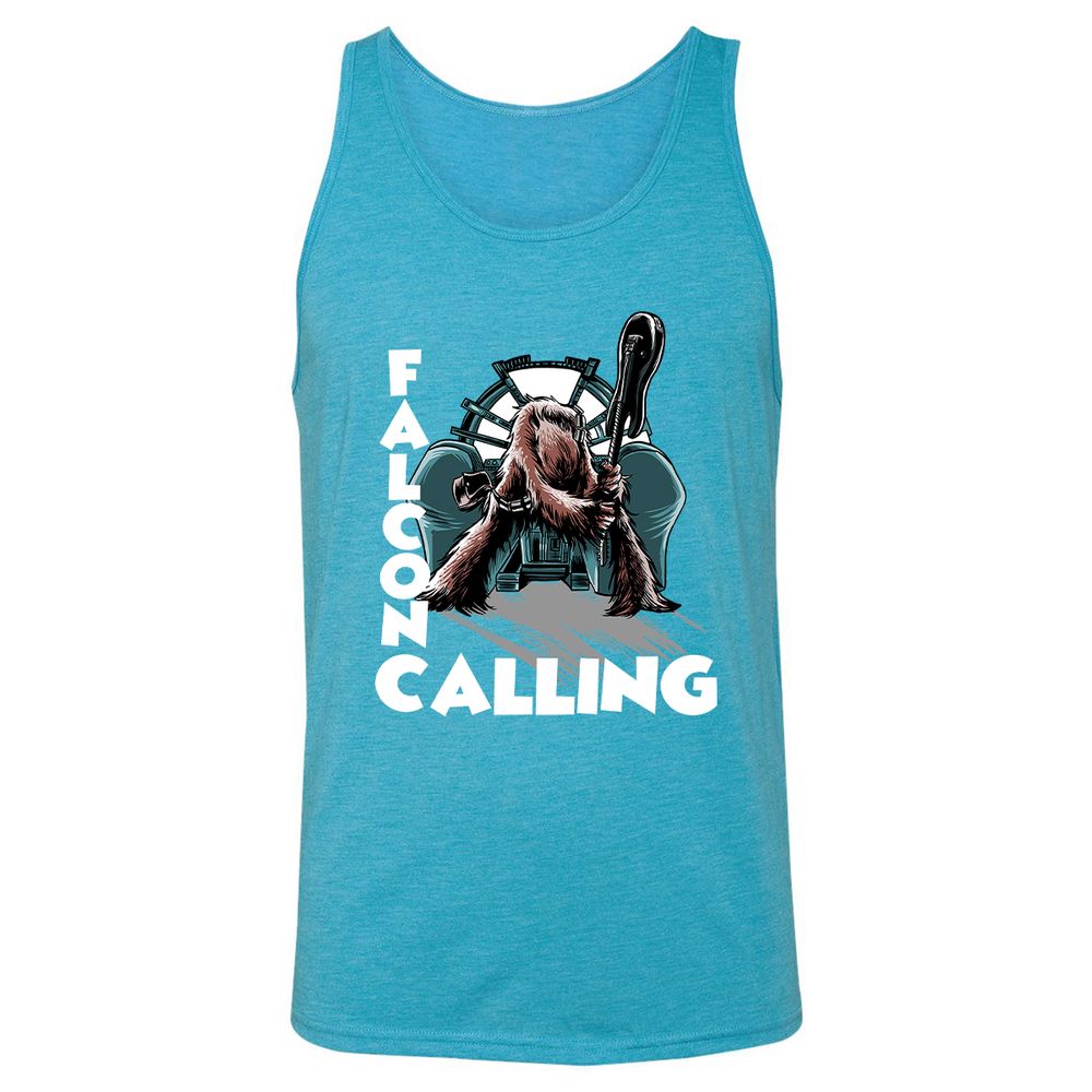 Unisex Jersey Tank - L98873K1 - Aqua Triblend - 3