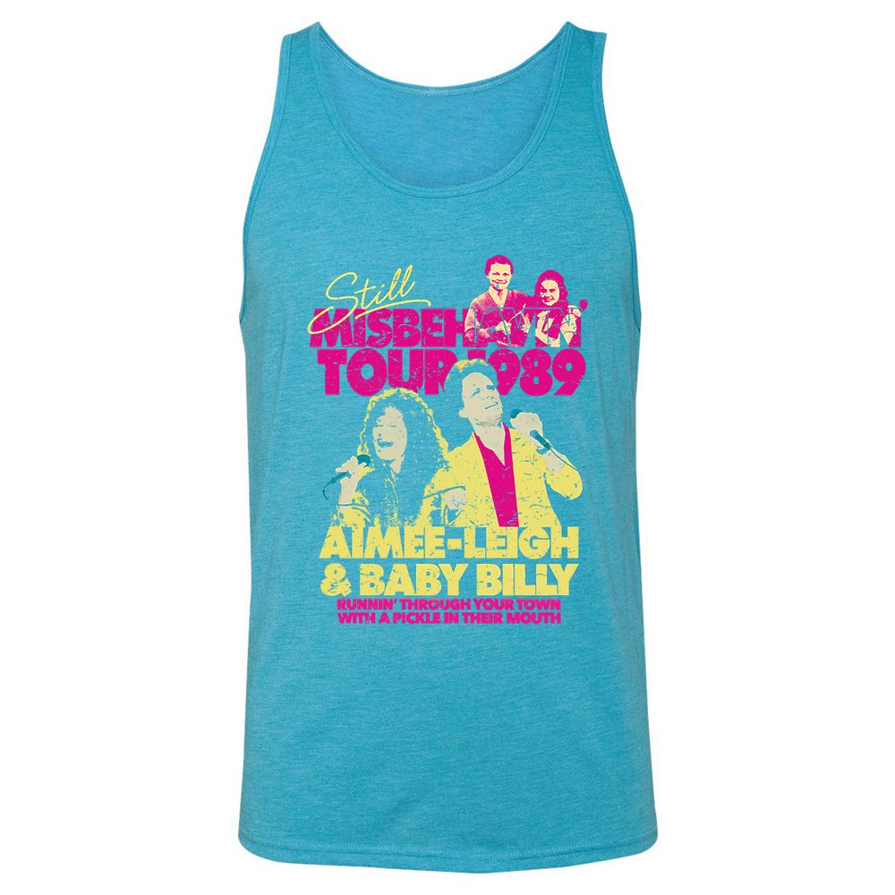 Unisex Jersey Tank - QM3EEGGB - Aqua Triblend - 3