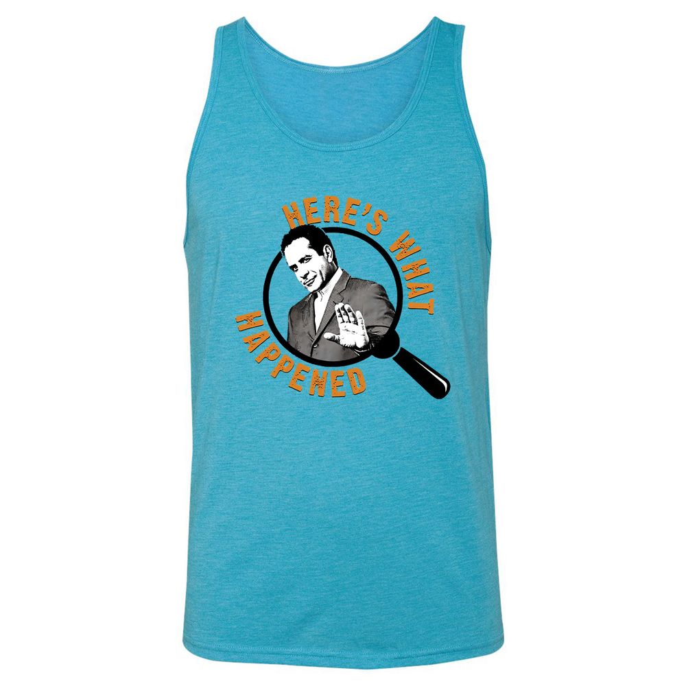 Unisex Jersey Tank - 458WS1PJ - Aqua Triblend - 3