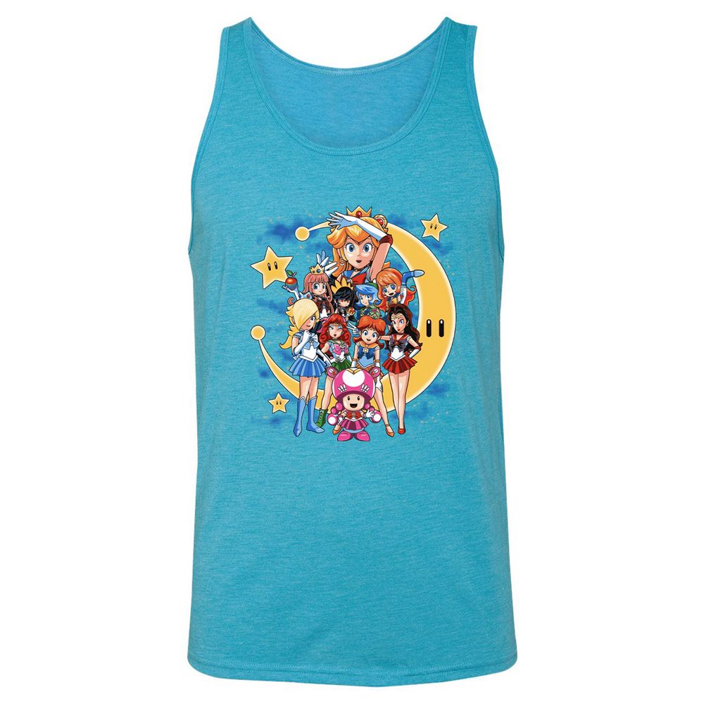 Unisex Jersey Tank - CFKA2ZGK - Aqua Triblend - 3