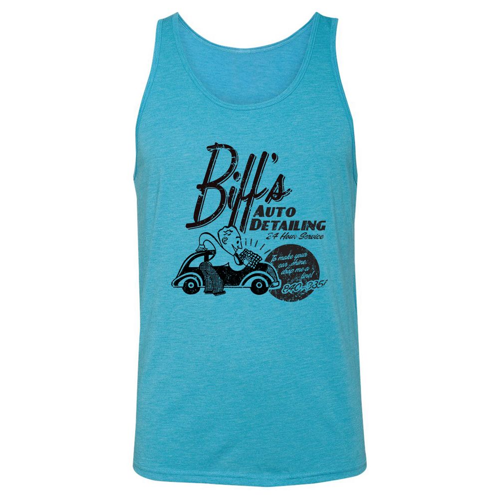 Unisex Jersey Tank - D15WQLLD - Aqua Triblend - 3