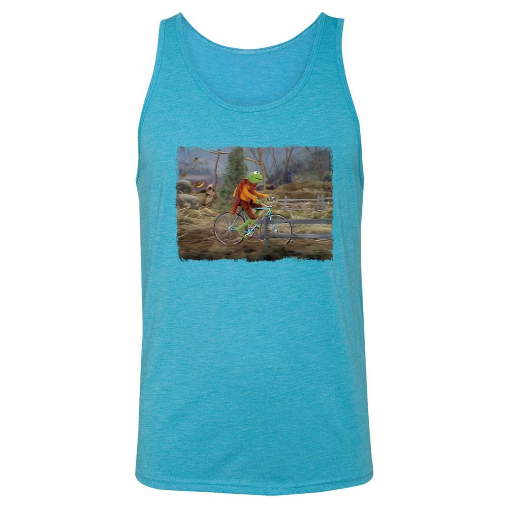 Unisex Jersey Tank - XWG1DS2E - Aqua Triblend - 3