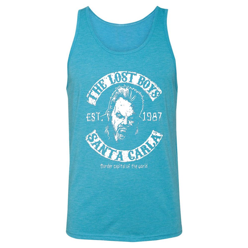 Unisex Jersey Tank - MYPSTUKY - Aqua Triblend - 3