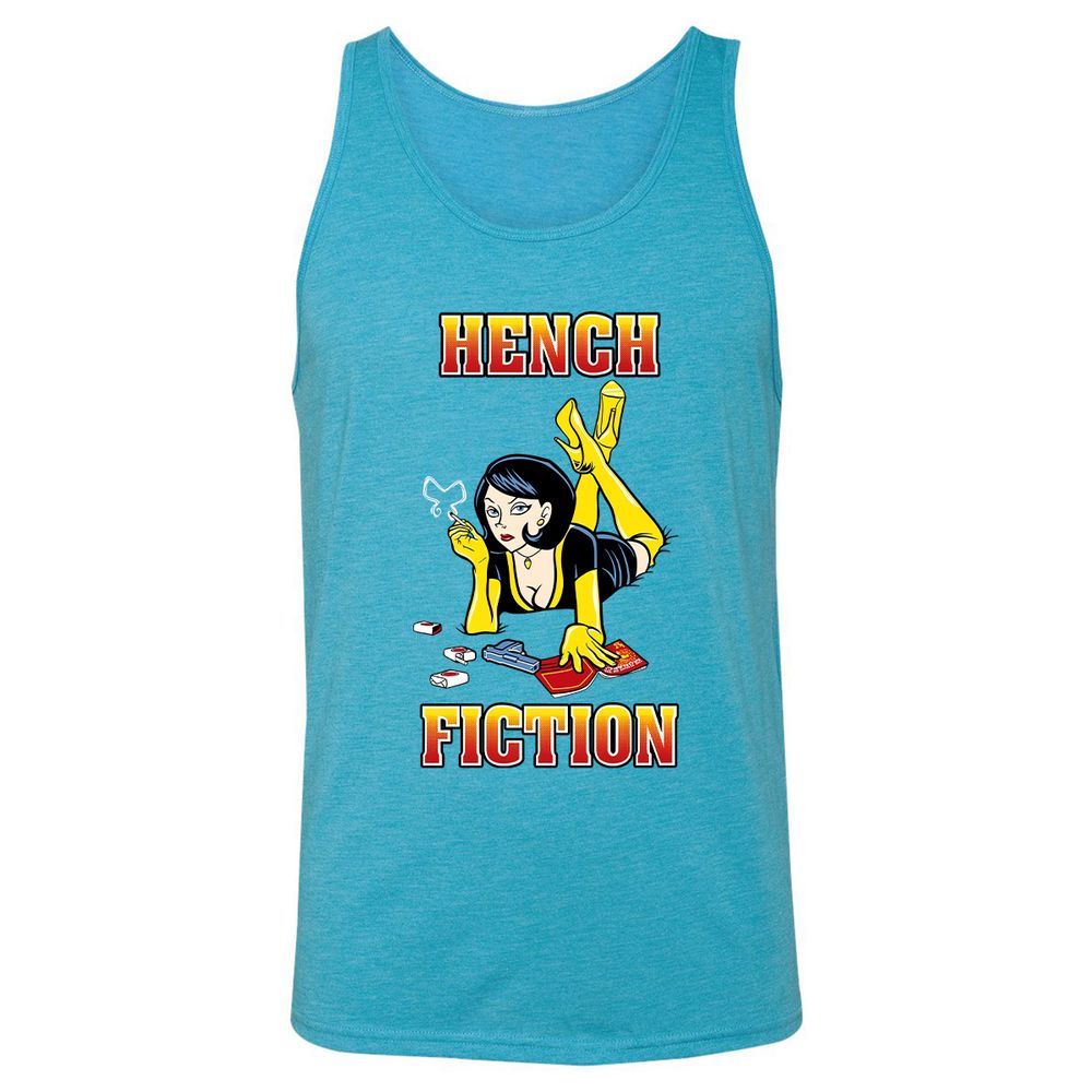Unisex Jersey Tank - QRA4GYRR - Aqua Triblend - 3