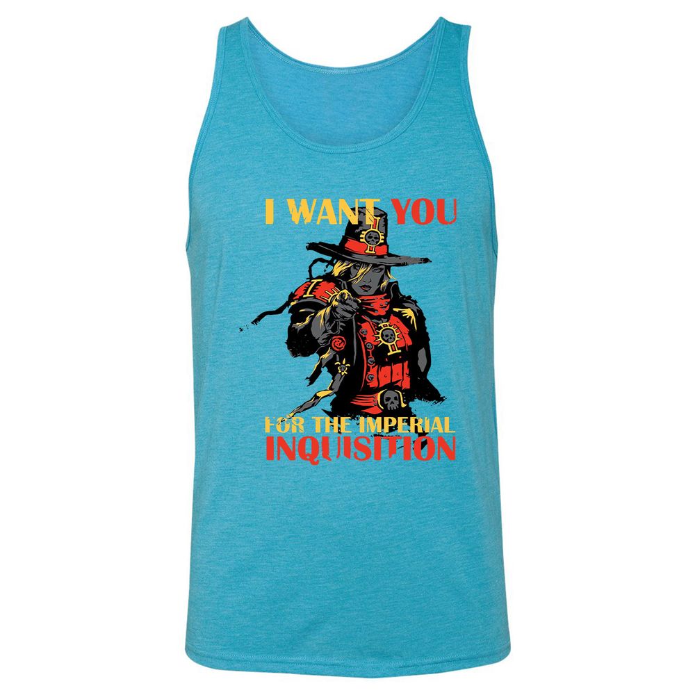 Unisex Jersey Tank - DAEPH539 - Aqua Triblend - 3