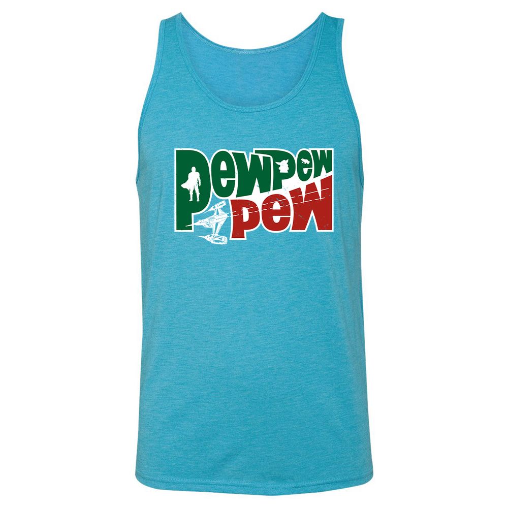 Unisex Jersey Tank - M2KVB4UW - Aqua Triblend - 3