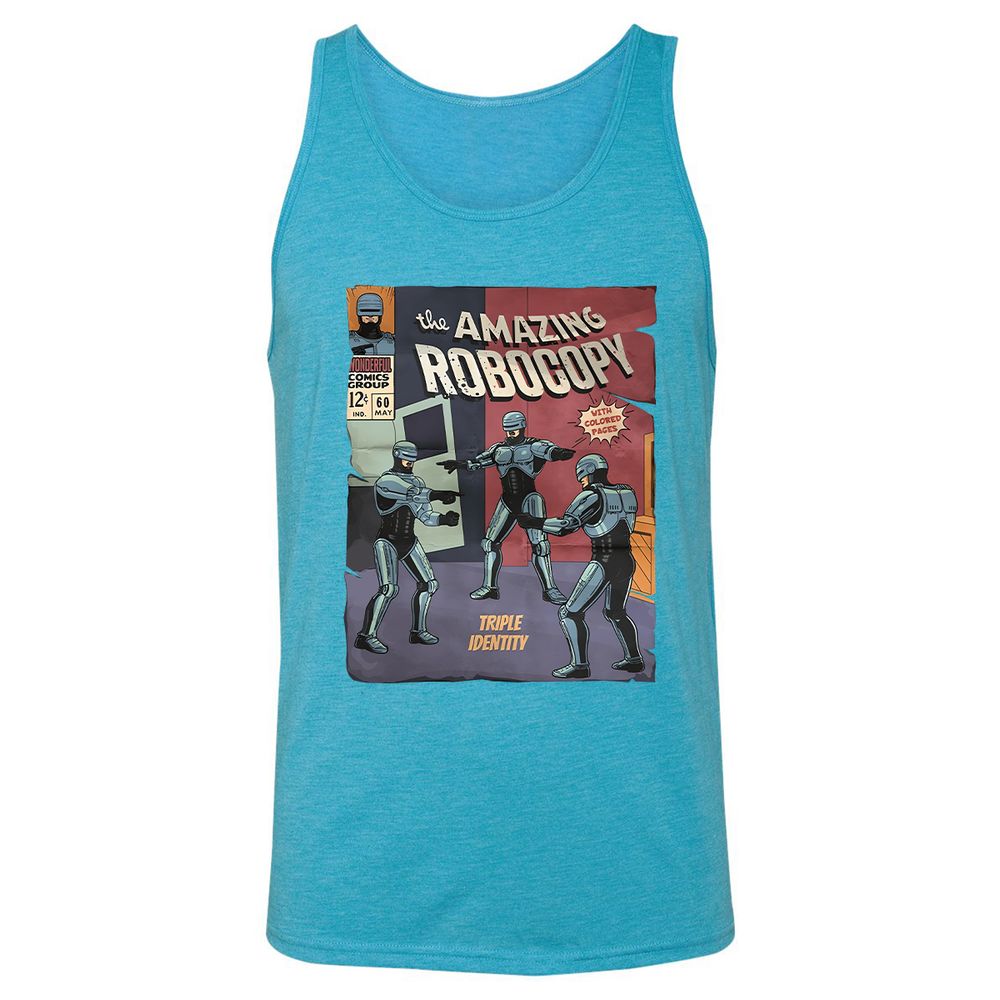 Unisex Jersey Tank - DGK4RGFT - Aqua Triblend - 3