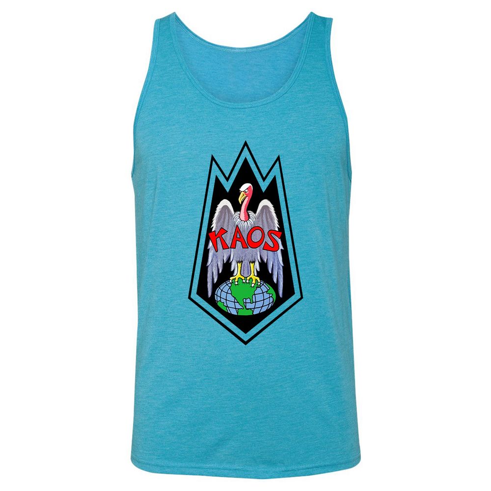 Unisex Jersey Tank - KMRYZ35B - Aqua Triblend - 3