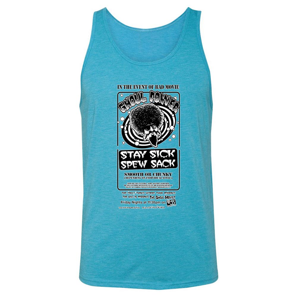 Unisex Jersey Tank - Q9VQV5NJ - Aqua Triblend - 3