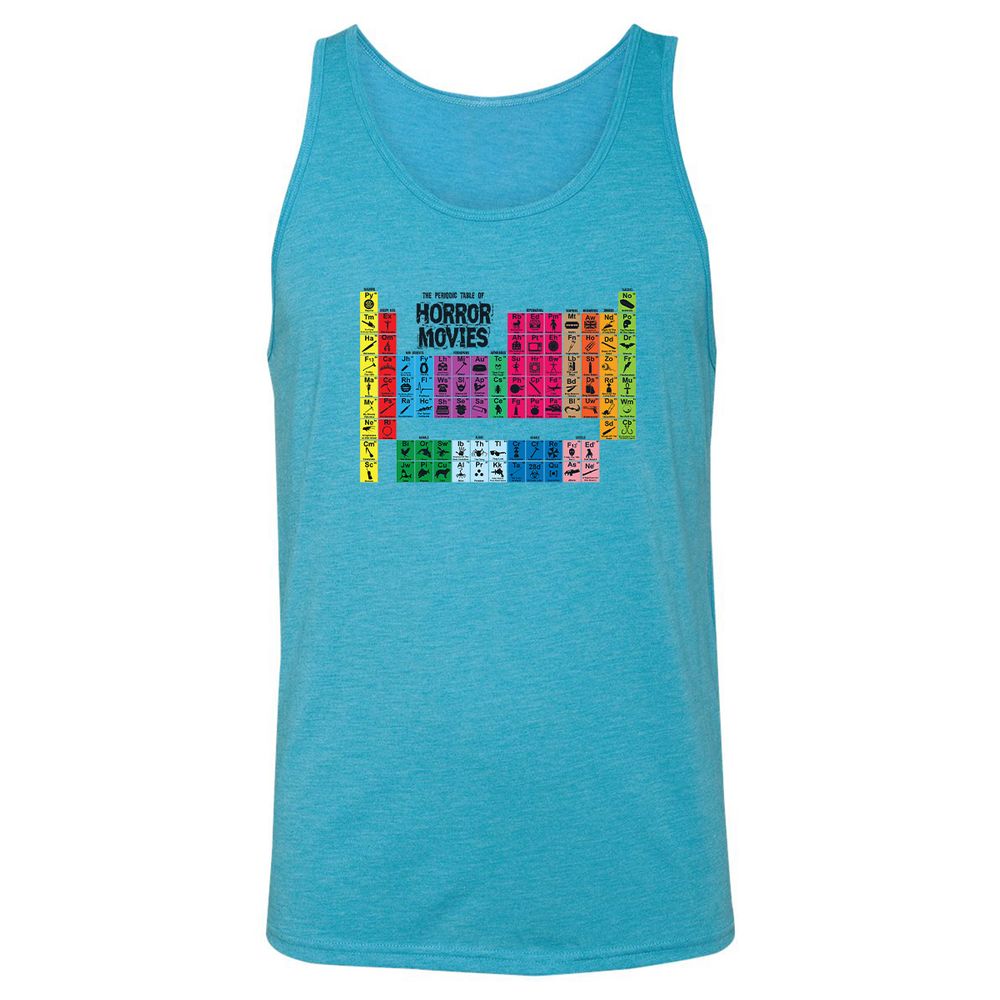 Unisex Jersey Tank - QDJA64ZH - Aqua Triblend - 3